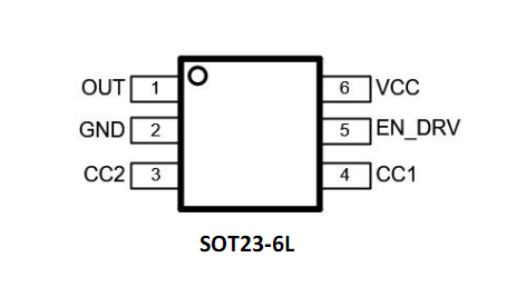 V6007C，单PD快充协议芯片，SOT23-6封装，支持18W/20W/25W