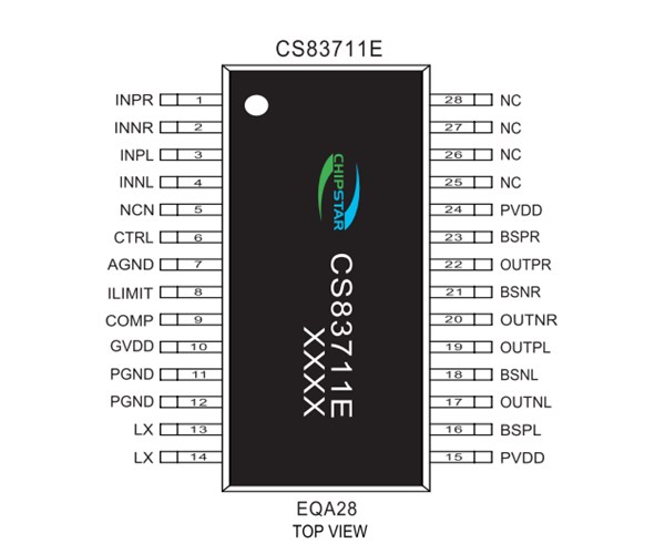 CS5250(集成Charge Pump升压模块,集成AB类D类两种工作模式GF类音频功放)